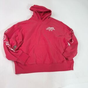 Pacsun Playboy Hoodie Womens Medium Pink Valentines Day Heartbreakers